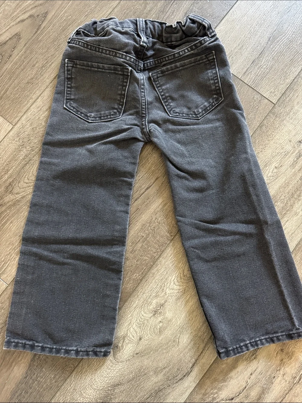 Old Navy Gray-Black Kids Denim Jeans - Straight Leg